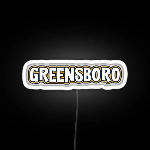 UNCG University Of North Carolina Greensboro RGB Neon Sign