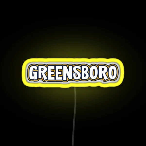 UNCG University Of North Carolina Greensboro RGB Neon Sign