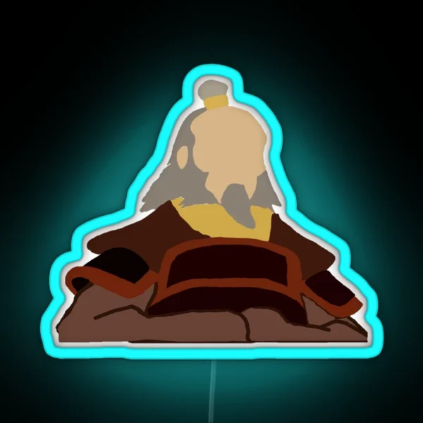 Uncle Iroh ATLA RGB Neon Sign