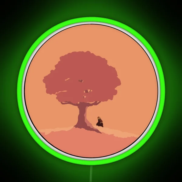 Uncle Iroh Little Soldier Boy RGB Neon Sign