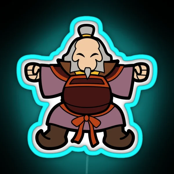 Uncle Iroh RGB Neon Sign