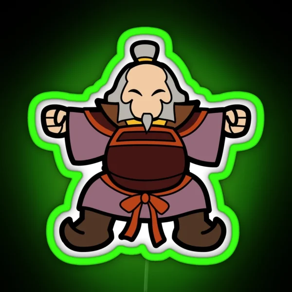 Uncle Iroh RGB Neon Sign