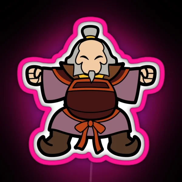 Uncle Iroh RGB Neon Sign