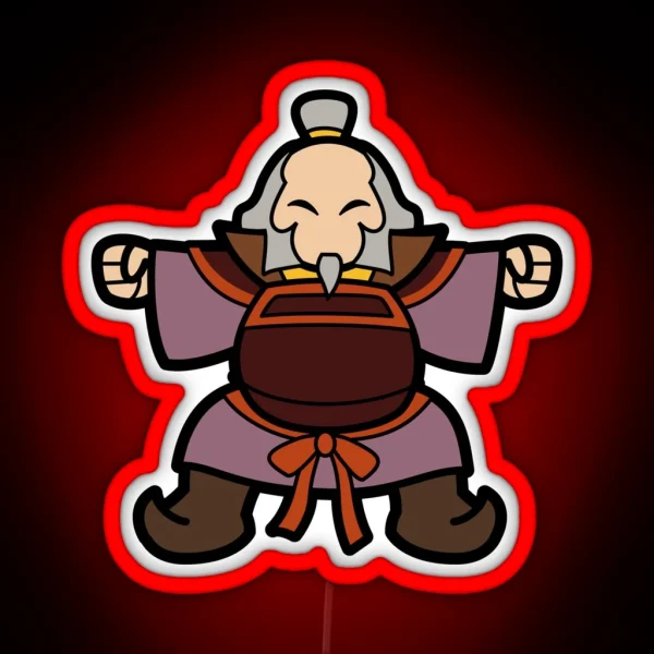 Uncle Iroh RGB Neon Sign
