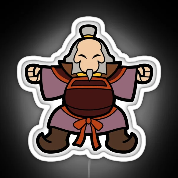 Uncle Iroh RGB Neon Sign