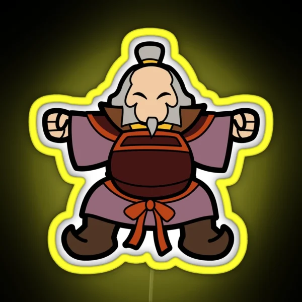 Uncle Iroh RGB Neon Sign