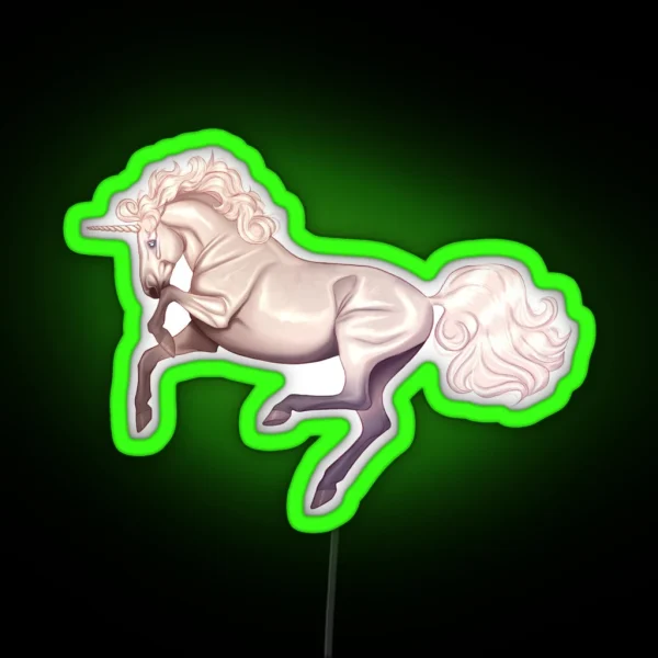 Unicorn In The Clouds RGB Neon Sign