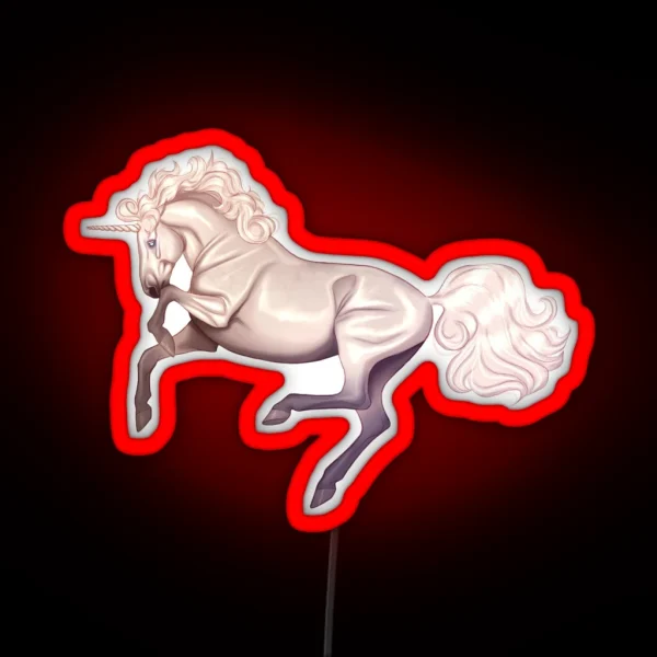 Unicorn In The Clouds RGB Neon Sign