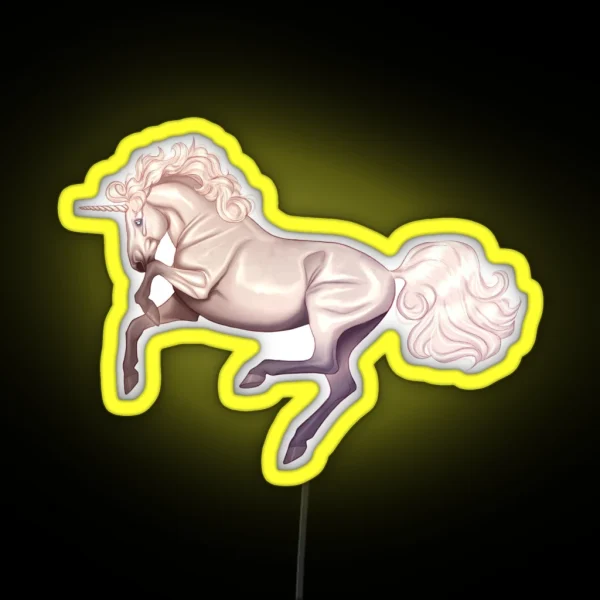 Unicorn In The Clouds RGB Neon Sign