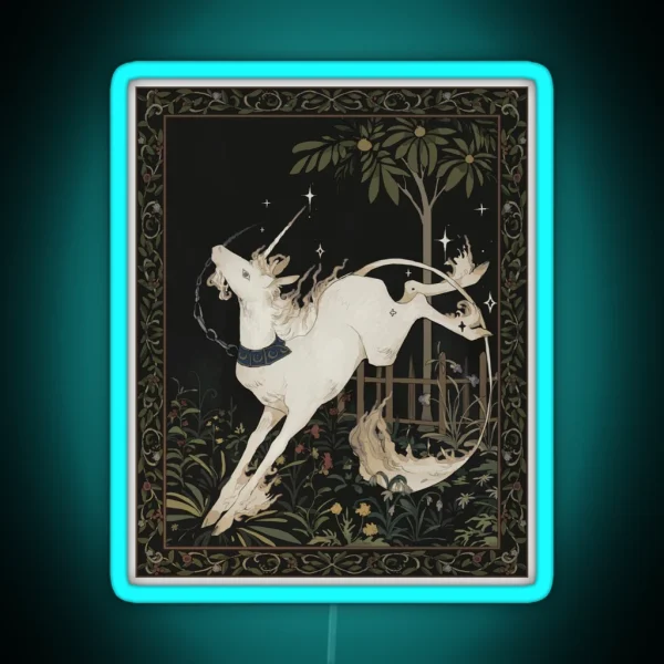 Unicorn Out Of Captivity RGB Neon Sign