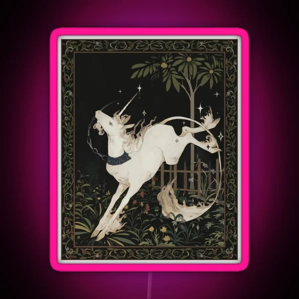 Unicorn Out Of Captivity RGB Neon Sign