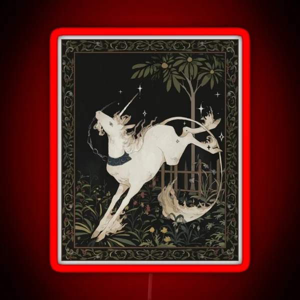 Unicorn Out Of Captivity RGB Neon Sign