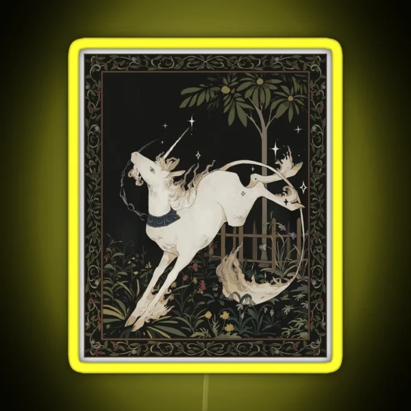 Unicorn Out Of Captivity RGB Neon Sign