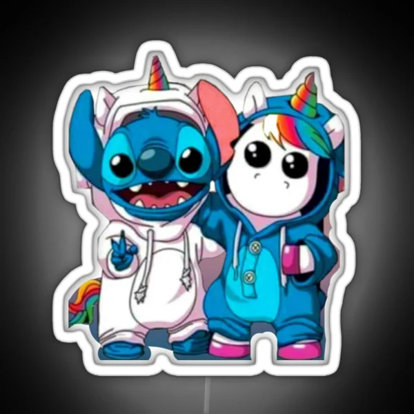 Unicorn Stitch RGB Neon Sign