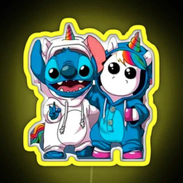 Unicorn Stitch RGB Neon Sign