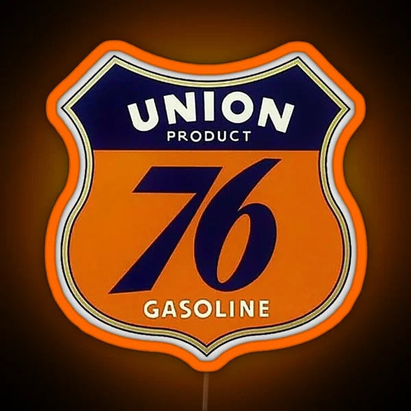 Union 76 Vintage Logo Sign RGB Neon Sign