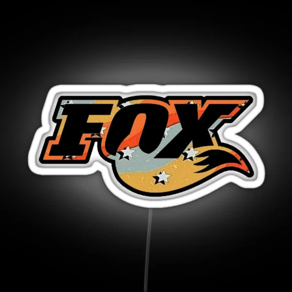 UNIQUE Fox Design RGB Neon Sign