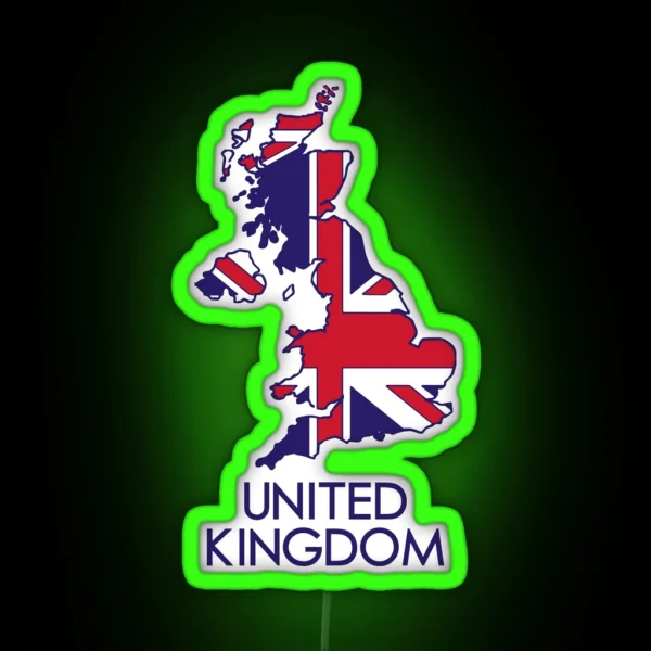 United Kingdom RGB Neon Sign