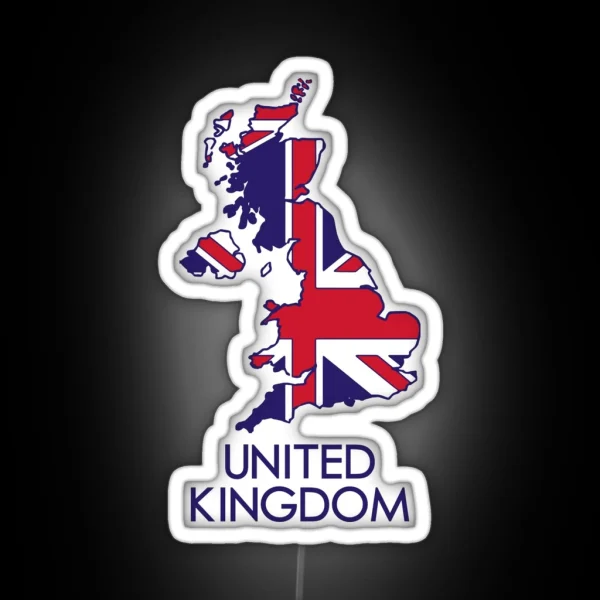 United Kingdom RGB Neon Sign