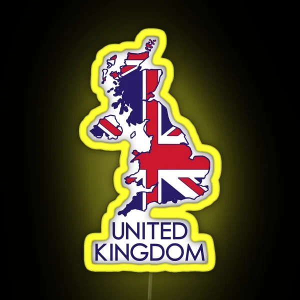 United Kingdom RGB Neon Sign