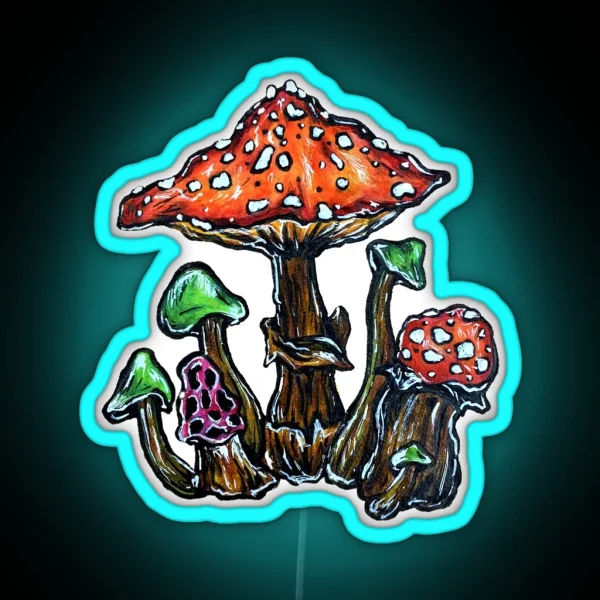 United Psilocybin RGB Neon Sign