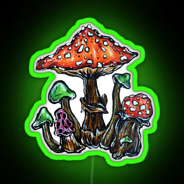 United Psilocybin RGB Neon Sign