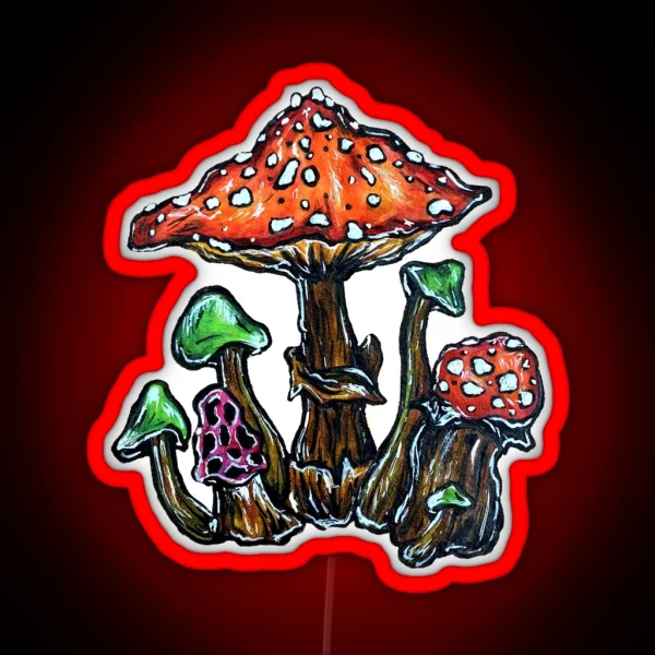 United Psilocybin RGB Neon Sign