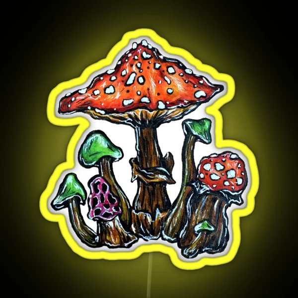 United Psilocybin RGB Neon Sign