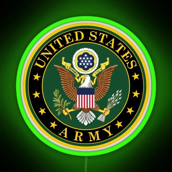 United States Army RGB Neon Sign