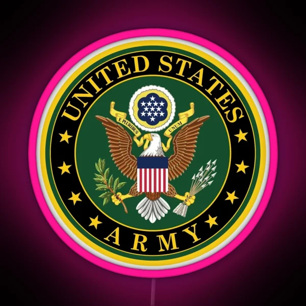 United States Army RGB Neon Sign