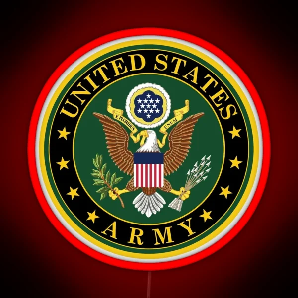 United States Army RGB Neon Sign