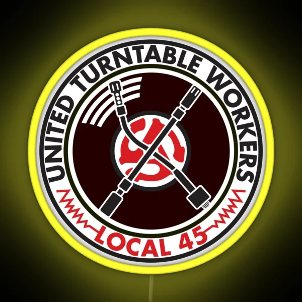 United Turntable Workers Local 45 RGB Neon Sign