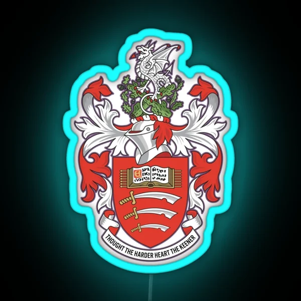 University Of Essex Coat Of Arms RGB Neon Sign