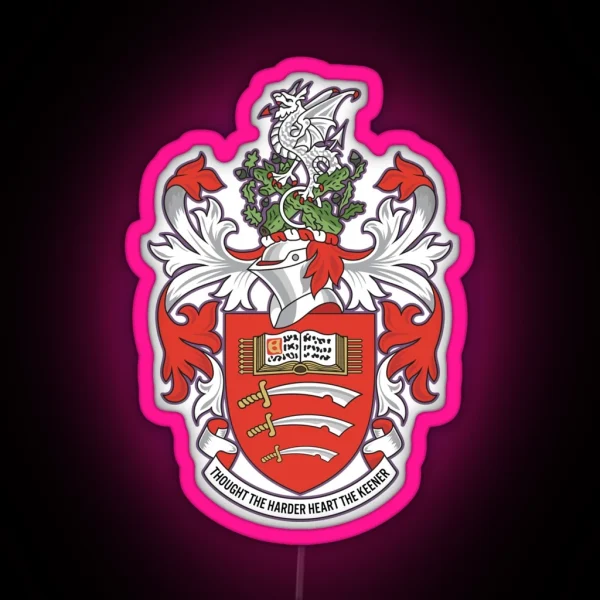 University Of Essex Coat Of Arms RGB Neon Sign