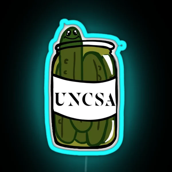 University Of North Carolina School Of The Arts UNCSA RGB Neon Sign