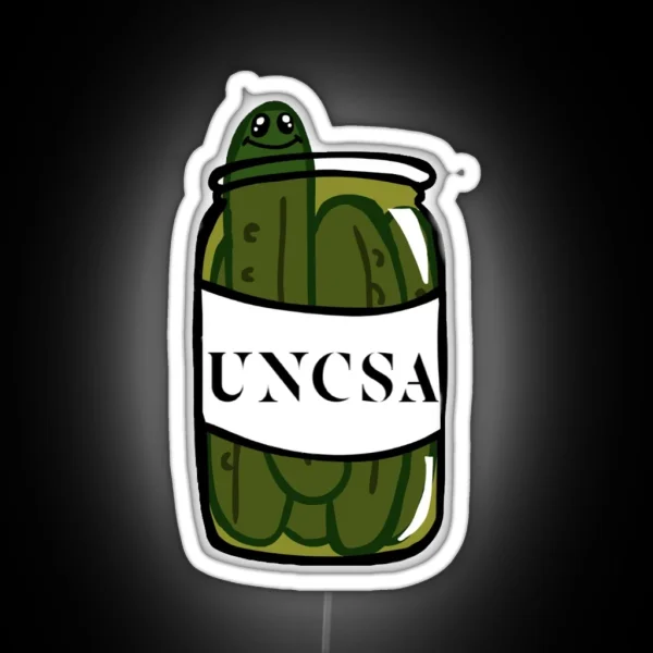 University Of North Carolina School Of The Arts UNCSA RGB Neon Sign