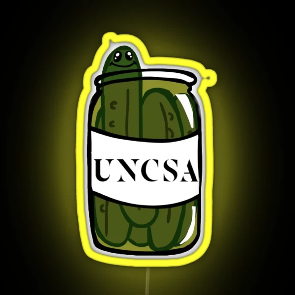University Of North Carolina School Of The Arts UNCSA RGB Neon Sign