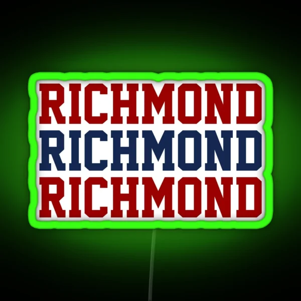 University Of Richmond Richmond VA RGB Neon Sign