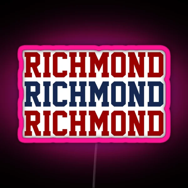 University Of Richmond Richmond VA RGB Neon Sign
