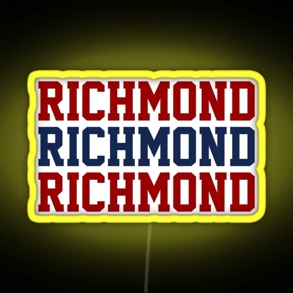 University Of Richmond Richmond VA RGB Neon Sign