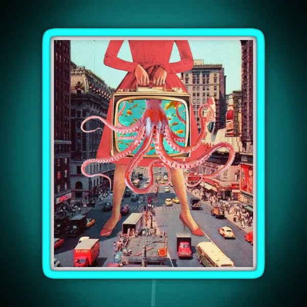 Unleashing The Octopuss RGB Neon Sign