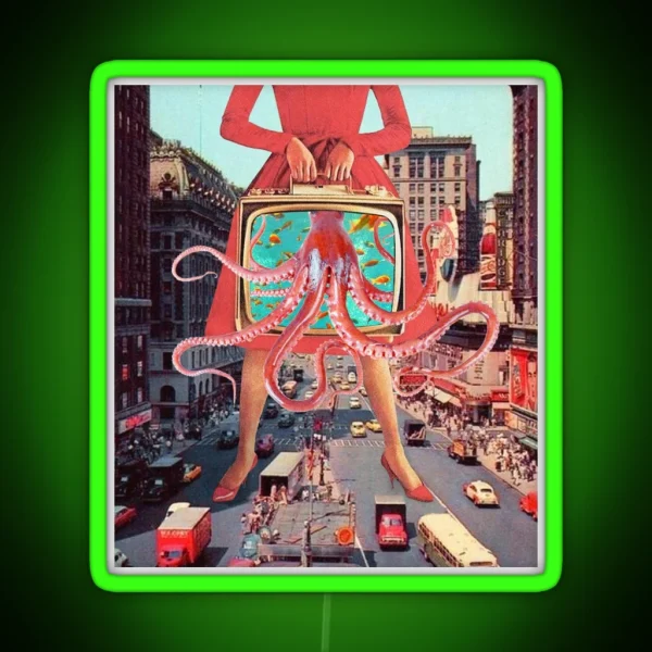 Unleashing The Octopuss RGB Neon Sign