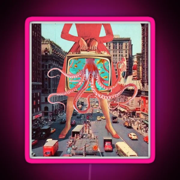 Unleashing The Octopuss RGB Neon Sign