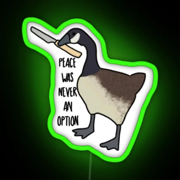 Untitled Canada Goose RGB Neon Sign