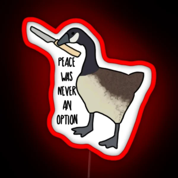 Untitled Canada Goose RGB Neon Sign