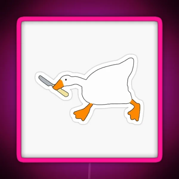 Untitled Goose Game Led RGB Neon Sign