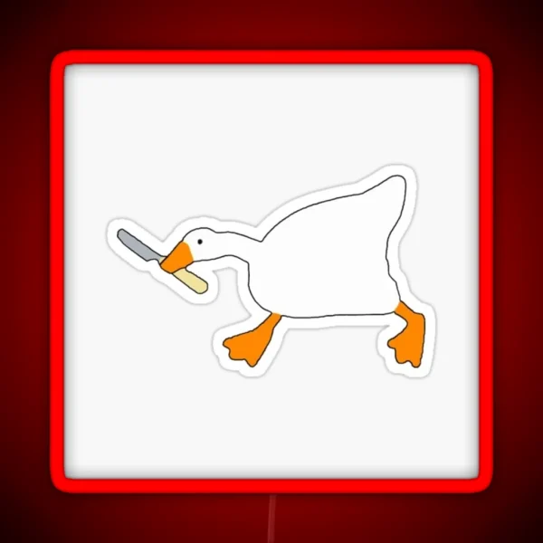 Untitled Goose Game Led RGB Neon Sign