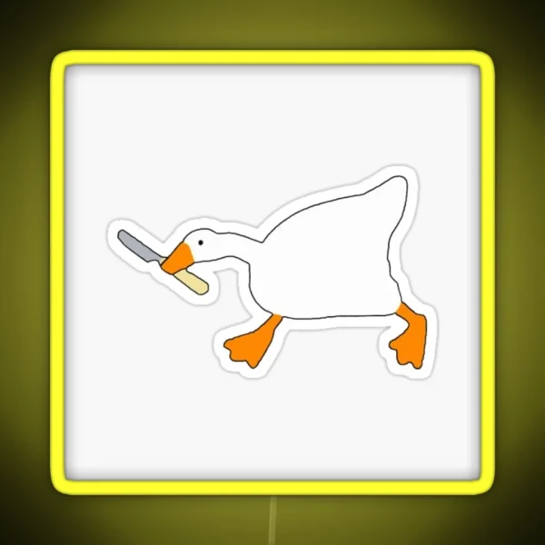 Untitled Goose Game Led RGB Neon Sign