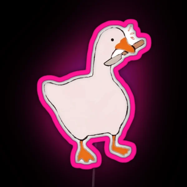 Untitled Goose Game Led RGB Neon Sign