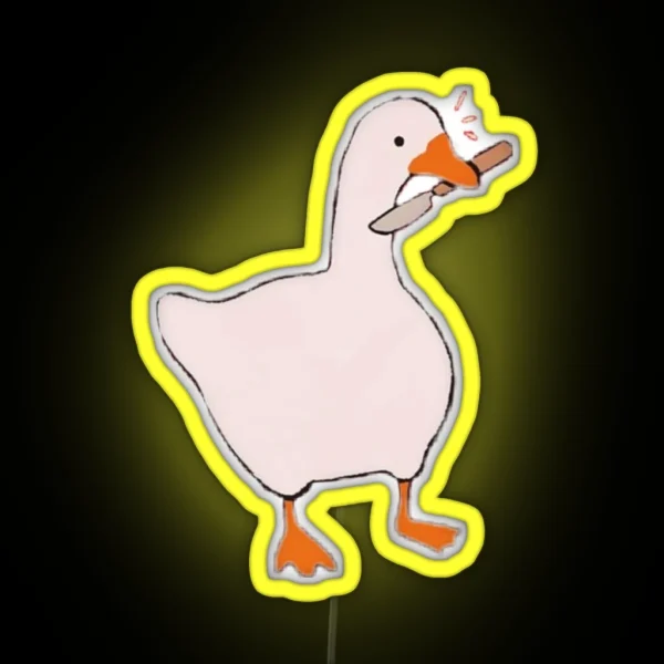 Untitled Goose Game Led RGB Neon Sign